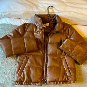 Sebby jacket, a rich brown beautiful color